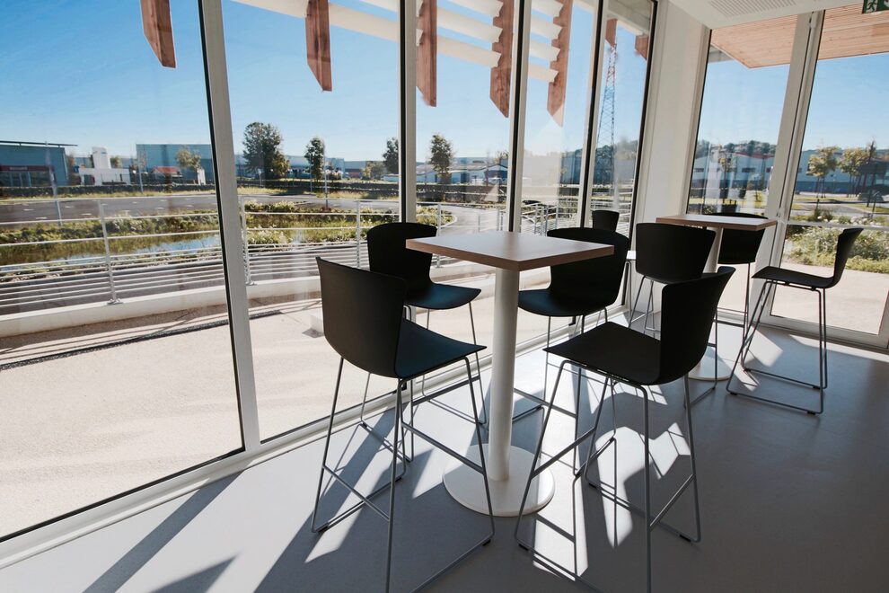 superbe batiment contemporain